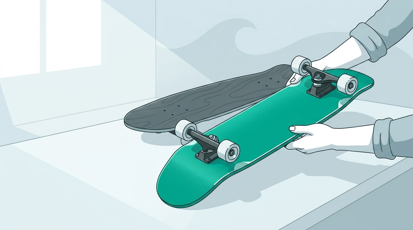 Illustration ACTA : choisir son surfskate débutant
