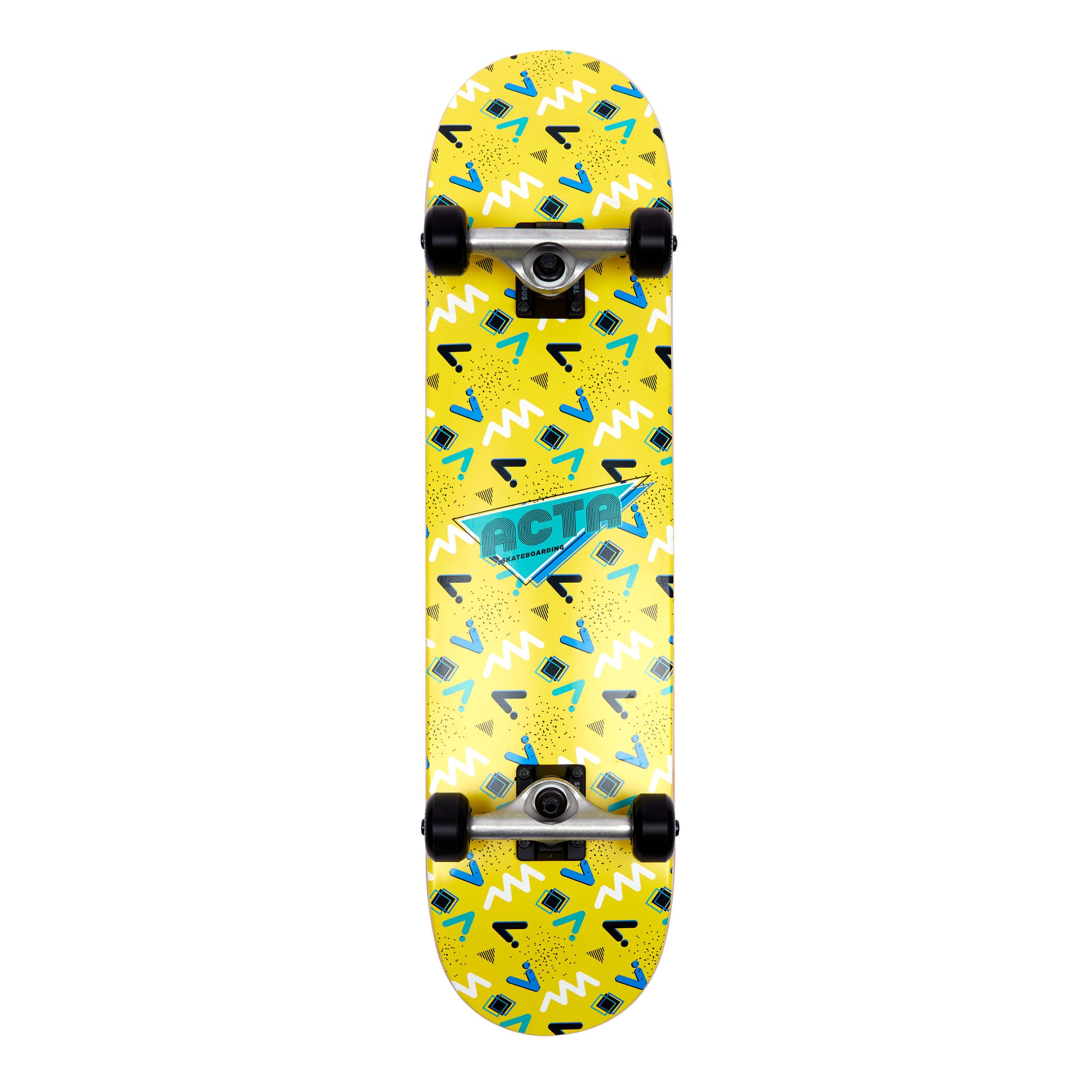 Skateboard street complet ACTA Memphis 7.75 pouces — graphisme sous la planche