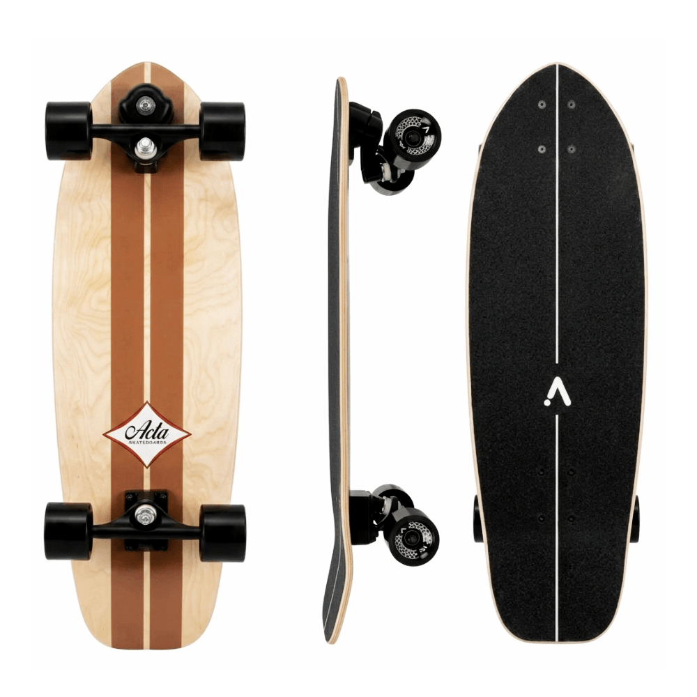 Surfskate ACTA Timber V2 31 pouces — planche détourée