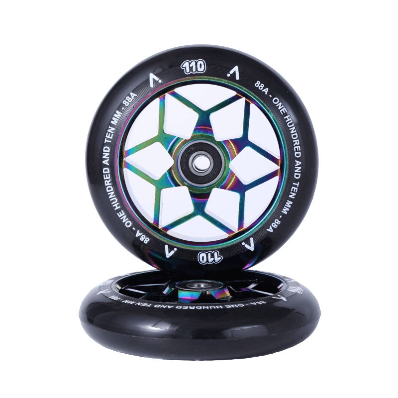 Roues trottinette freestyle Swift 110mm Neochrome — vue 1