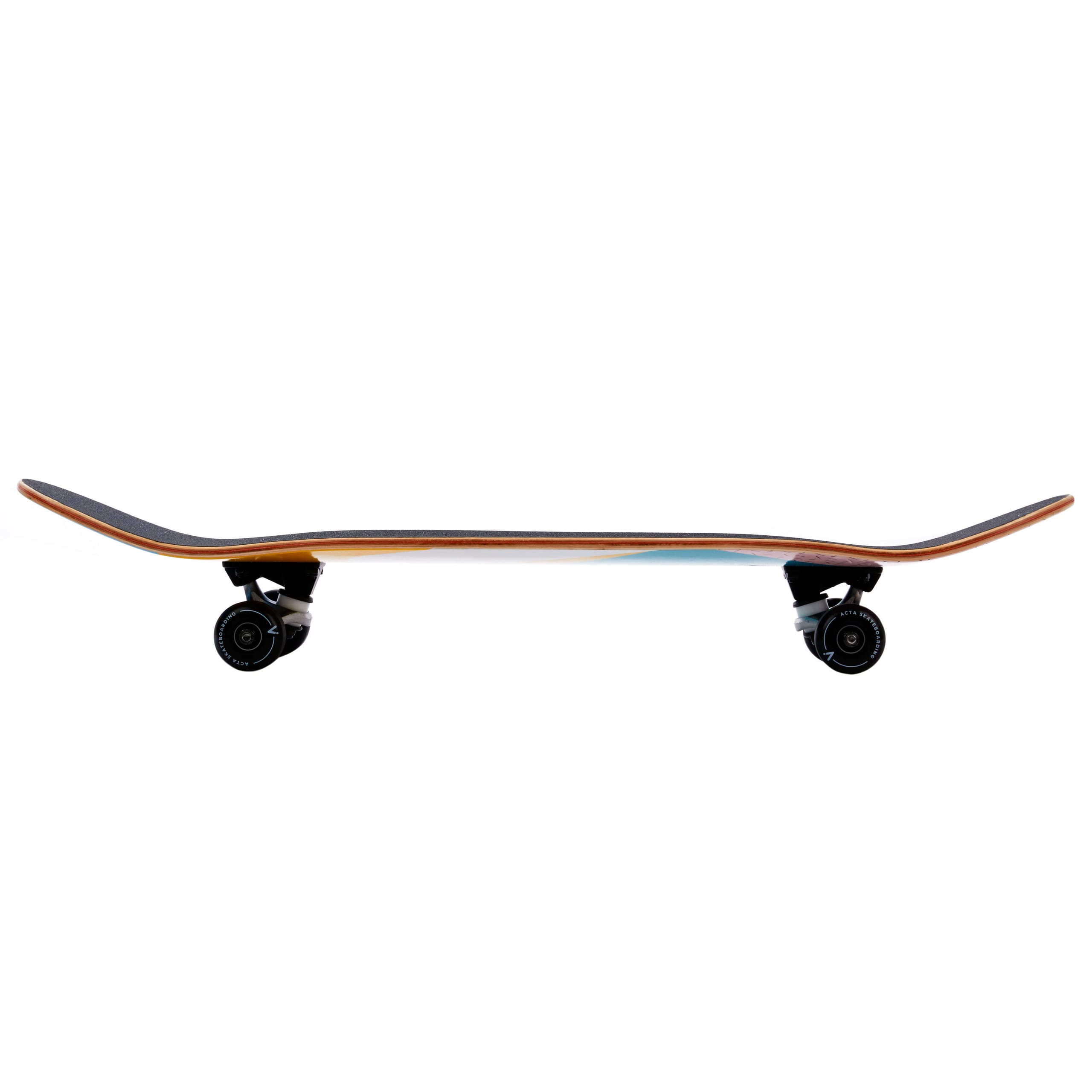 Skateboard street complet ACTA Geo 8 pouces — vue de profil du deck