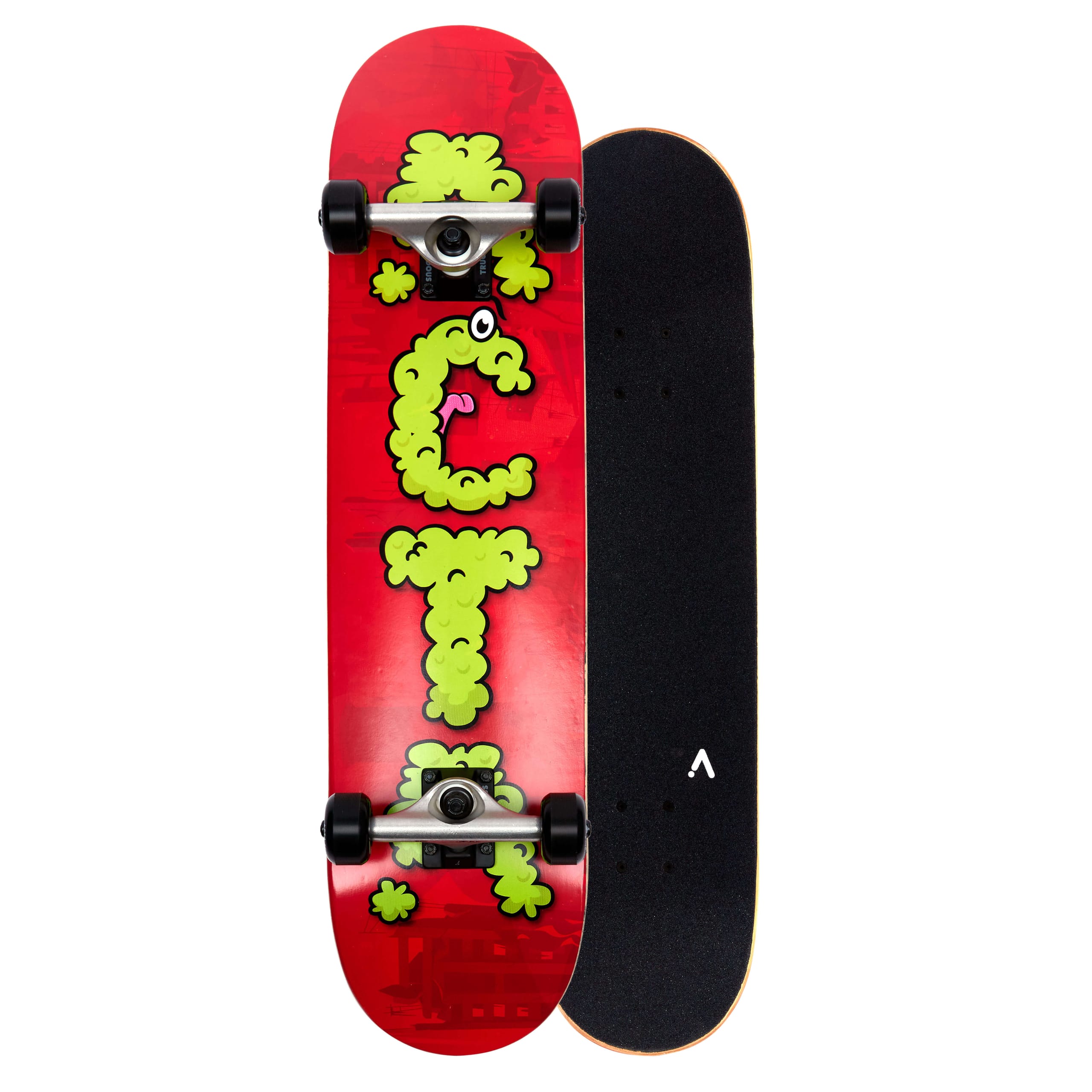 Skateboard street complet ACTA Monster 7.75 pouces — vue dessus et dessous